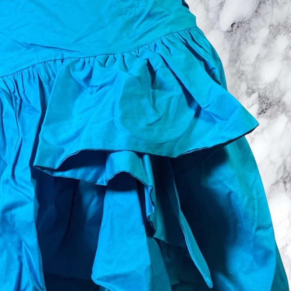 Lovers and Friends Myers Mini Skirt Turquoise Blue